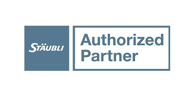 Logo von Stäubli Authorized Partner – offizieller Partner für Robotik, Kupplungssysteme und industrielle Automatisierung